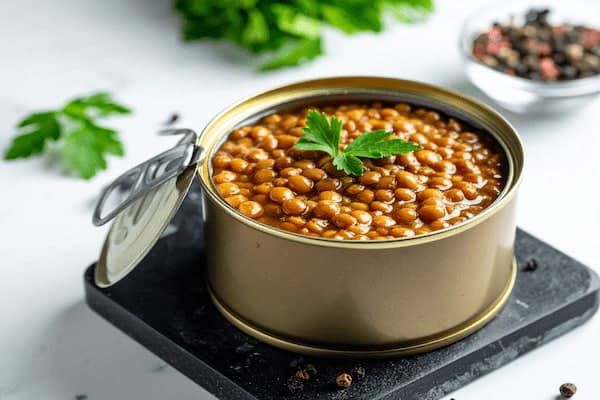 تصویر 1 از فروش مستقیم و عمده کنسرو خوراک عدسی
